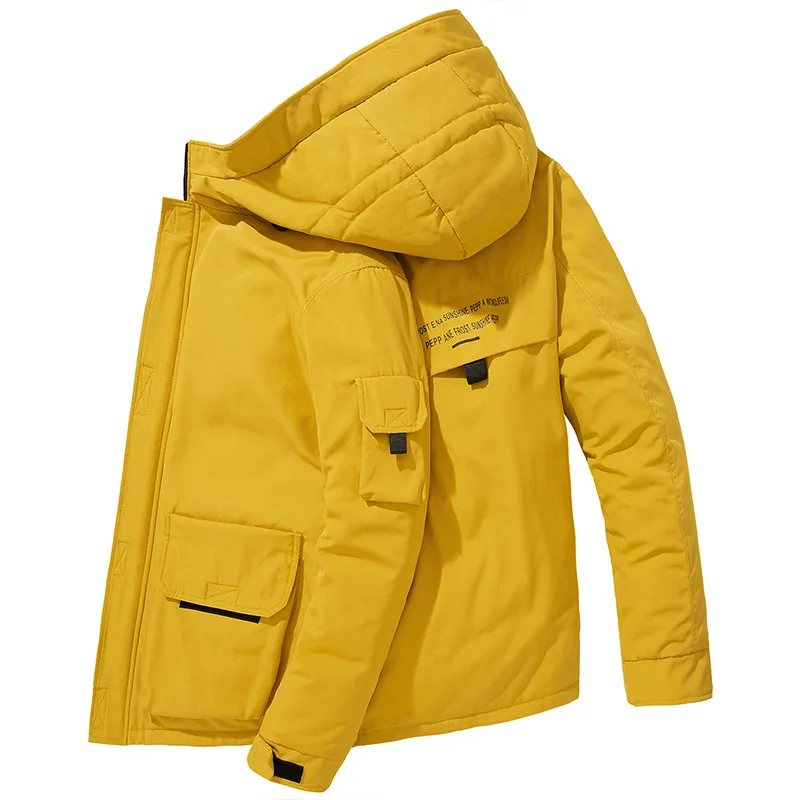 90% White Down Jacket Men's New Style Young Puffer Jacket Short Thicken Outdoor Warm Winter Down Coat Jacket Workwear Fashion
90% White Down Jacket Men's New Style Young Puffer Jacket Short Thicken Outdoor Warm Winter Down Coat Jacket Workwear Fashion