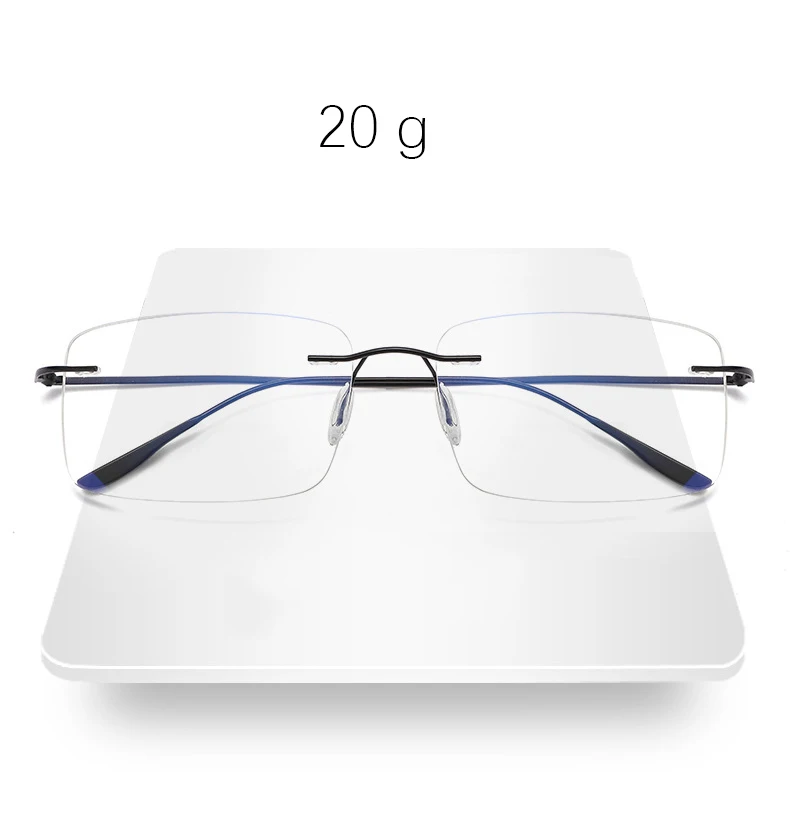 Men's Anti Blue Light Blocking Reading Glasses Cut Frameless Metal HD Lens Eyewear Women Prescription Presbyopic Glasses +400 68 Mallzona S9be3b505dc21415f87ef479c0d5b370fu Men's Anti Blue Light Blocking Reading Glasses Cut Frameless Metal HD Lens Eyewear Women Prescription Presbyopic Glasses +400 Mallzona