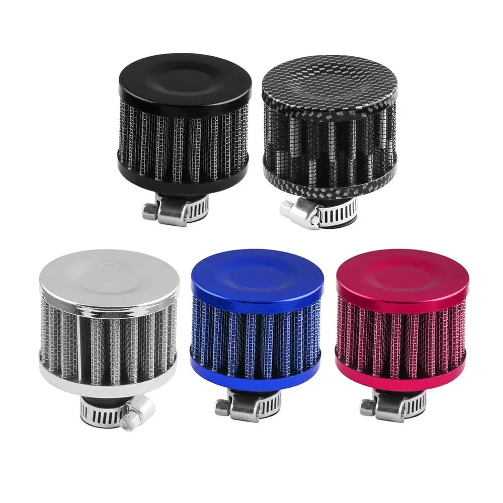 

New Universal 12mm Car Air Filter for Motorcycle Cold Air Intake High Flow Crankcase Vent Cover Mini Breather Filters