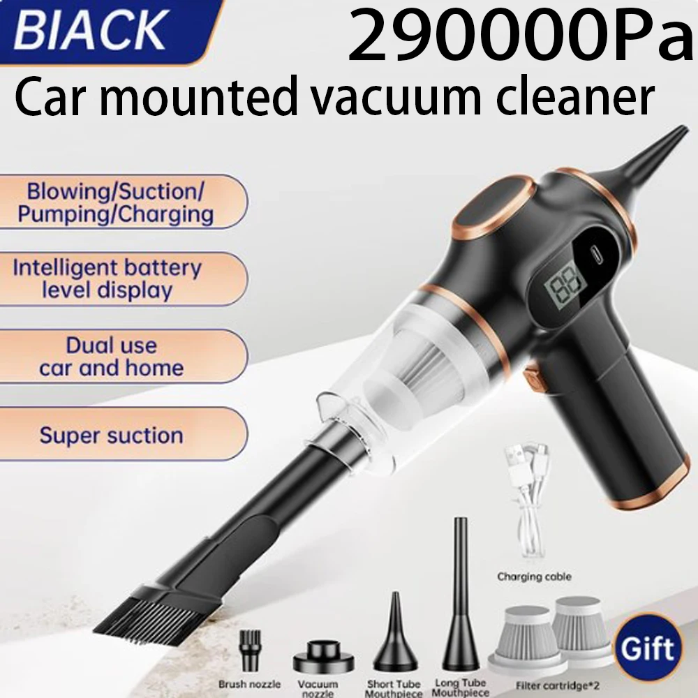 

290000Pa 5in1 Wireless Vacuum Cleaner Handheld Vacuum Pump Car Vacuum Cleaner For Home Portable Cordless Powerful Strong Suction