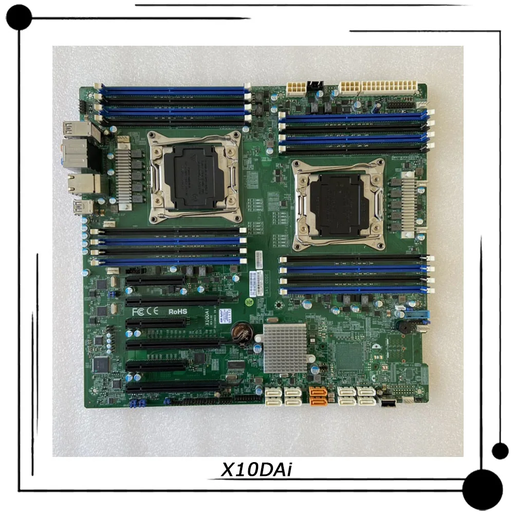 X10DAi For Supermicro Workstation E-ATX Motherboard LGA 2011 Intel C612 Xeon E5-2600 v3/v4 Family DDR4 100% Tested Fast Ship
X10DAi For Supermicro Workstation E-ATX Motherboard LGA 2011 Intel C612 Xeon E5-2600 v3/v4 Family DDR4 100% Tested Fast Ship