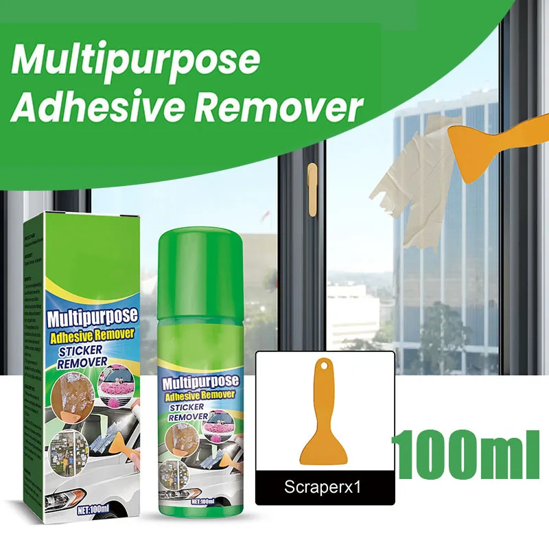 100ml Glue Sticker Remover Sticky Residue Remove Wall Sticker Glue Removal Auto Car Glass Label Cleaner Spray Agent with Scraper
100ml Glue Sticker Remover Sticky Residue Remove Wall Sticker Glue Removal Auto Car Glass Label Cleaner Spray Agent with Scraper