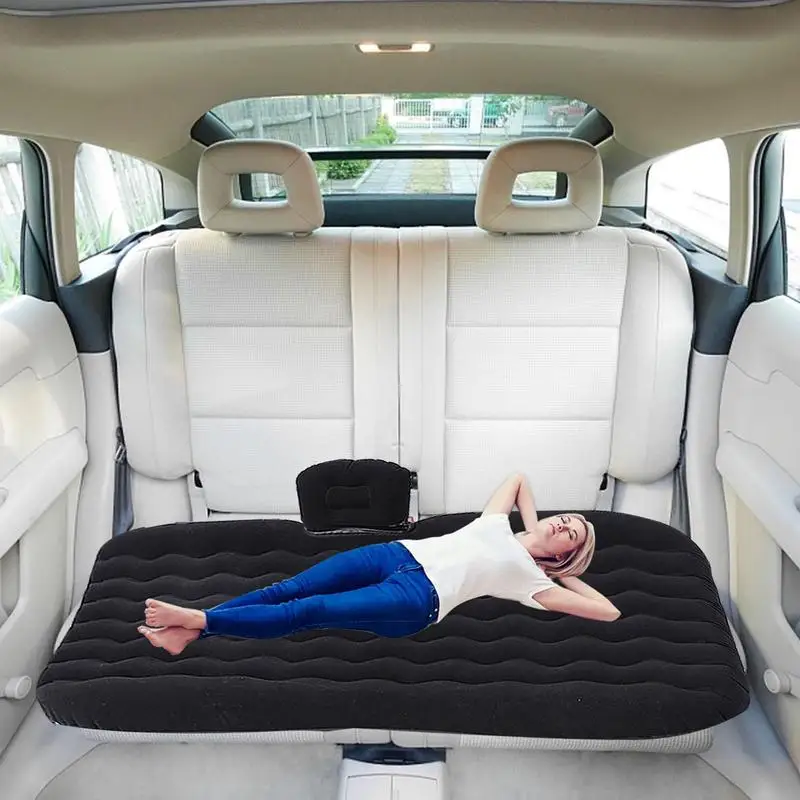 

Надувная кровать для кемпинга, автомобильная воздушная кровать с ремнем, надувной матрас для заднего сиденья автомобилей, внедорожников, грузовиков, кемпинга, путешествий