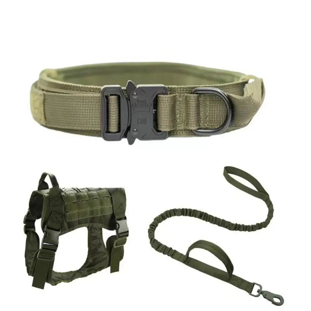 Durable Tactical Dog Collar Leash Military Heavy Duty For Medium Large Dogs Collars German Shepherd Walking Training Accessories
Durable Tactical Dog Collar Leash Military Heavy Duty For Medium Large Dogs Collars German Shepherd Walking Training Accessories