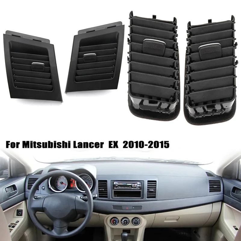 

4Pcs Car Instrument Panel Vents Air Conditioner Outlet Vent For Mitsubishi Lancer EX 2010-2015 8030A143XA 8030A146HA