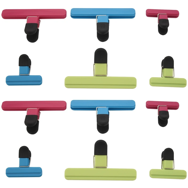12X Large Chip Bag Clips Food Clips Plastic Heavy Duty Air Tight Seal Grip Assorted Colors
12X Large Chip Bag Clips Food Clips Plastic Heavy Duty Air Tight Seal Grip Assorted Colors