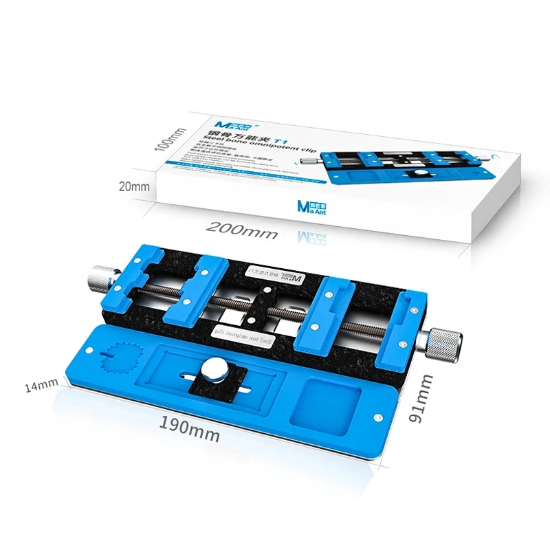 MaAnt-Universal PCB Holder, Temperature Resistance, IC Chip, Motherboard Jig Holder, Phone Soldering for iPhone Repair, Hand Too
MaAnt-Universal PCB Holder, Temperature Resistance, IC Chip, Motherboard Jig Holder, Phone Soldering for iPhone Repair, Hand Too