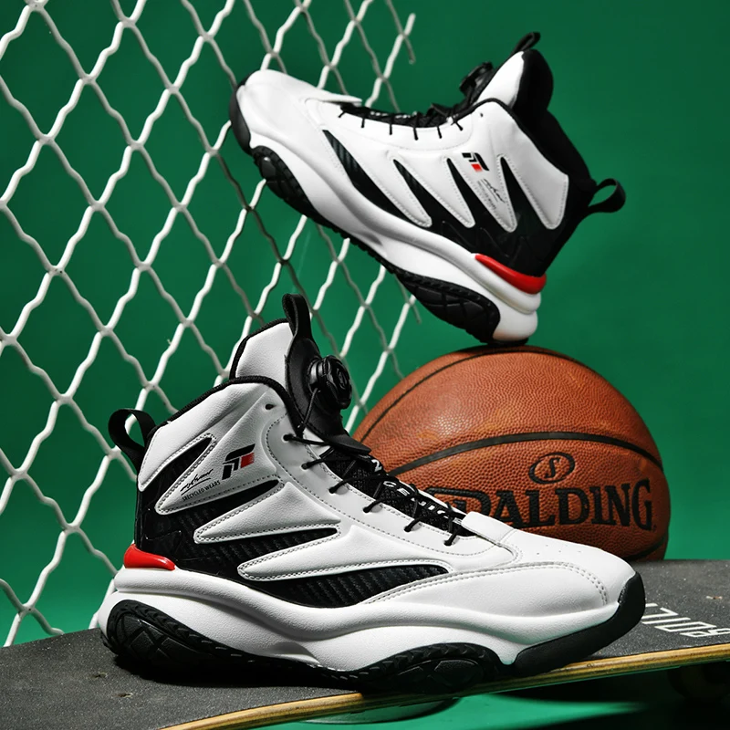 Professional Men Basketball Shoes Shock Absorption Kids Basketball Shoe Wear Resistant Basketball Game Sports Sneakers for Women
Professional Men Basketball Shoes Shock Absorption Kids Basketball Shoe Wear Resistant Basketball Game Sports Sneakers for Women