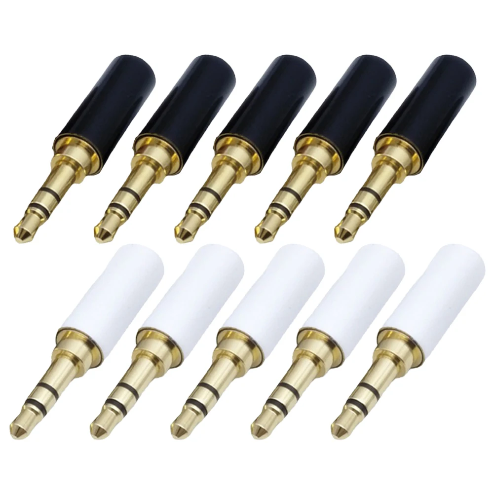 10PCS 3.5MM Audio Connector 3 Poles Headphone J Ack Male Plug Repair Adapter Earphone Cable Connector Headphone Plug
10PCS 3.5MM Audio Connector 3 Poles Headphone J Ack Male Plug Repair Adapter Earphone Cable Connector Headphone Plug