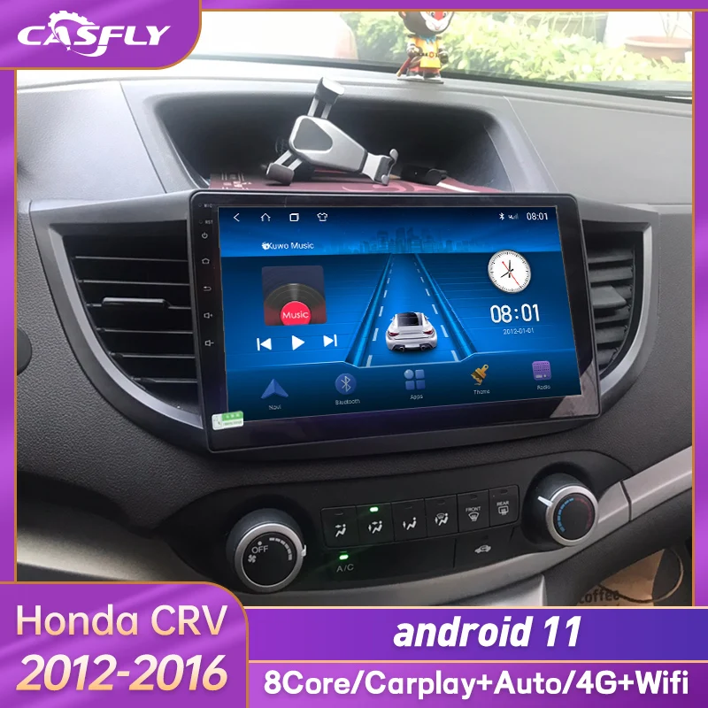 

Android 11 Car Radio For Honda CRV CR-V 4 RM RE 2012-2016 Multimedia Video Player 2 din DSP 4G+64G GPS Navigaion Head Unit