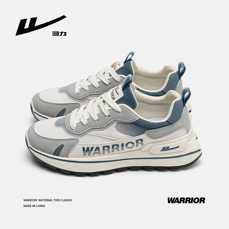 

Warrior Men Sneakers Comfortable Breathable Running Shoes Vintage Korean Version Leisure Harajuku Men's Sneaker Tenis Feminino