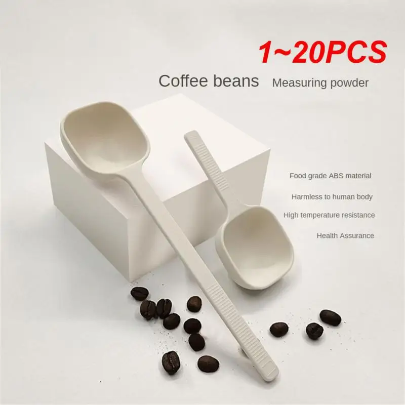 1~20PCS Creative Measuring Coffee Scoop Antiskid Coffee Bean Spoon Coffee Measuring Tools Baking Tool Short/long Handle 9.5g For
1~20PCS Creative Measuring Coffee Scoop Antiskid Coffee Bean Spoon Coffee Measuring Tools Baking Tool Short/long Handle 9.5g For