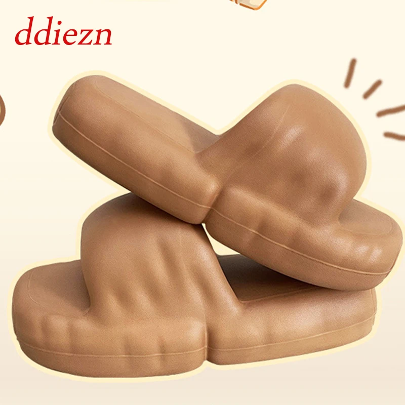 Сланцы женские на платформе, мягкая подошва, летние пляжные сандалии, Нескользящие, для ванной комнаты, шлепанцы на толстой подошве
Сланцы женские на платформе, мягкая подошва, летние пляжные сандалии, Нескользящие, для ванной комнаты, шлепанцы на толстой подошве