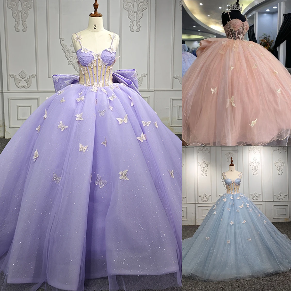 Delicate Ball Gown Quinceanera Dresses For Women Appliques Beads Bow Bridal Gowns Slim Fit Spaghetti Strap Sweetheart Dresses
Delicate Ball Gown Quinceanera Dresses For Women Appliques Beads Bow Bridal Gowns Slim Fit Spaghetti Strap Sweetheart Dresses