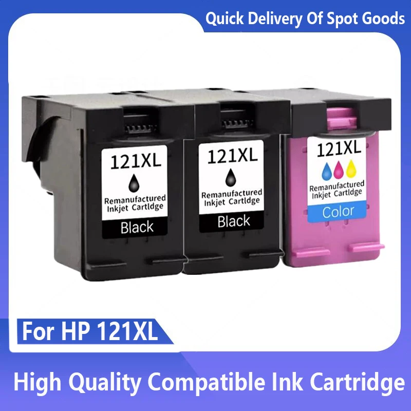 

Совместимый чернильный картридж 121XL для принтера HP 121 XL для HP121 Deskjet D2563 F4283 F2423 F2483 F2493 F4213 F4275 F4283 F4583