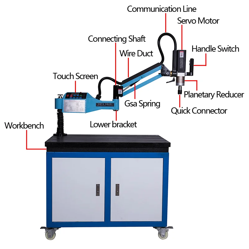 M3-M16 Hand tapping machine Fully automatic long arm hand tapping machine automatic
M3-M16 Hand tapping machine Fully automatic long arm hand tapping machine automatic