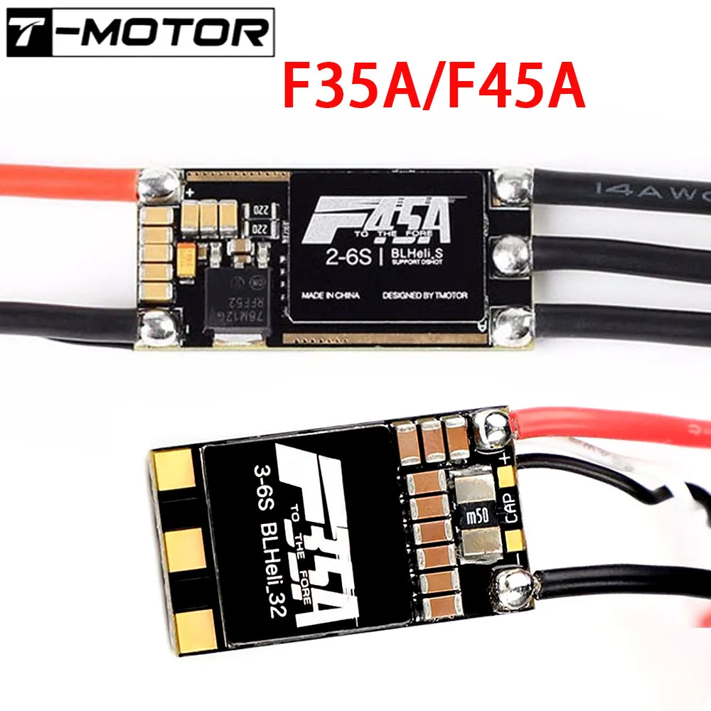 T-MOTOR F35A F45A 3-6S blheli _ 32 32Bit ESC высококачественный регулятор скорости для FPV радиоуправляемого гоночного дрона самолета
T-MOTOR F35A F45A 3-6S blheli _ 32 32Bit ESC высококачественный регулятор скорости для FPV радиоуправляемого гоночного дрона самолета