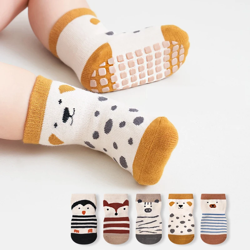 5Pairs/Lot Baby Socks Spring Autumn Cartoon Anti Slip Kids Floor Socks Infant Toddler Combed Cotton In Tube Socks 0-5 Years
5Pairs/Lot Baby Socks Spring Autumn Cartoon Anti Slip Kids Floor Socks Infant Toddler Combed Cotton In Tube Socks 0-5 Years