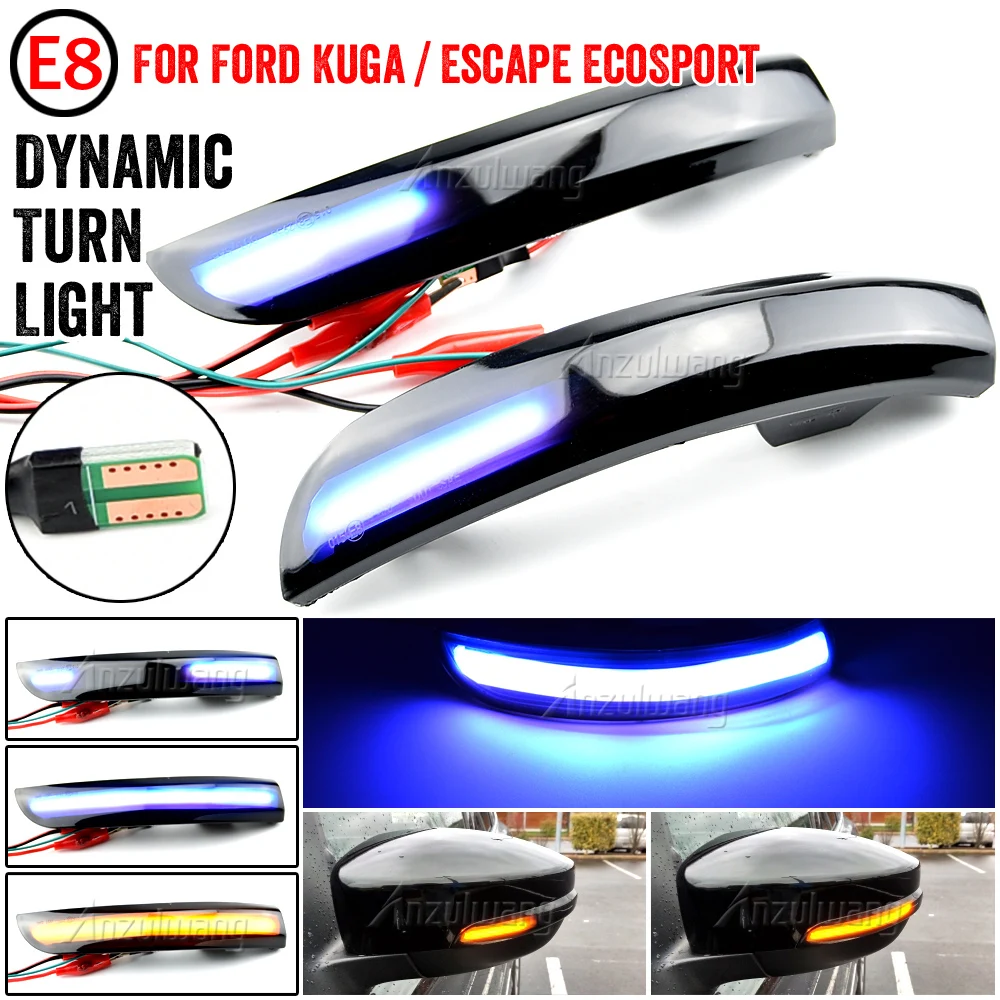 2X For Ford Kuga Escape C520 EcoSport 13-18 Focus 3 MK3 SE ST RS US LED Dynamic Turn Signal Light Side Mirror Indicator Blinker
2X For Ford Kuga Escape C520 EcoSport 13-18 Focus 3 MK3 SE ST RS US LED Dynamic Turn Signal Light Side Mirror Indicator Blinker