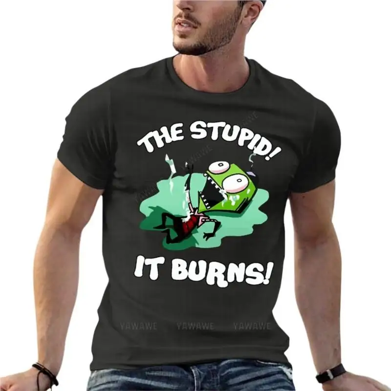Футболка большого размера с изображением глупых It Burn-Invader Zim, персонализированная Мужская одежда, уличная одежда с коротким рукавом, топы большого размера, футболка
Футболка большого размера с изображением глупых It Burn-Invader Zim, персонализированная Мужская одежда, уличная одежда с коротким рукавом, топы большого размера, футболка