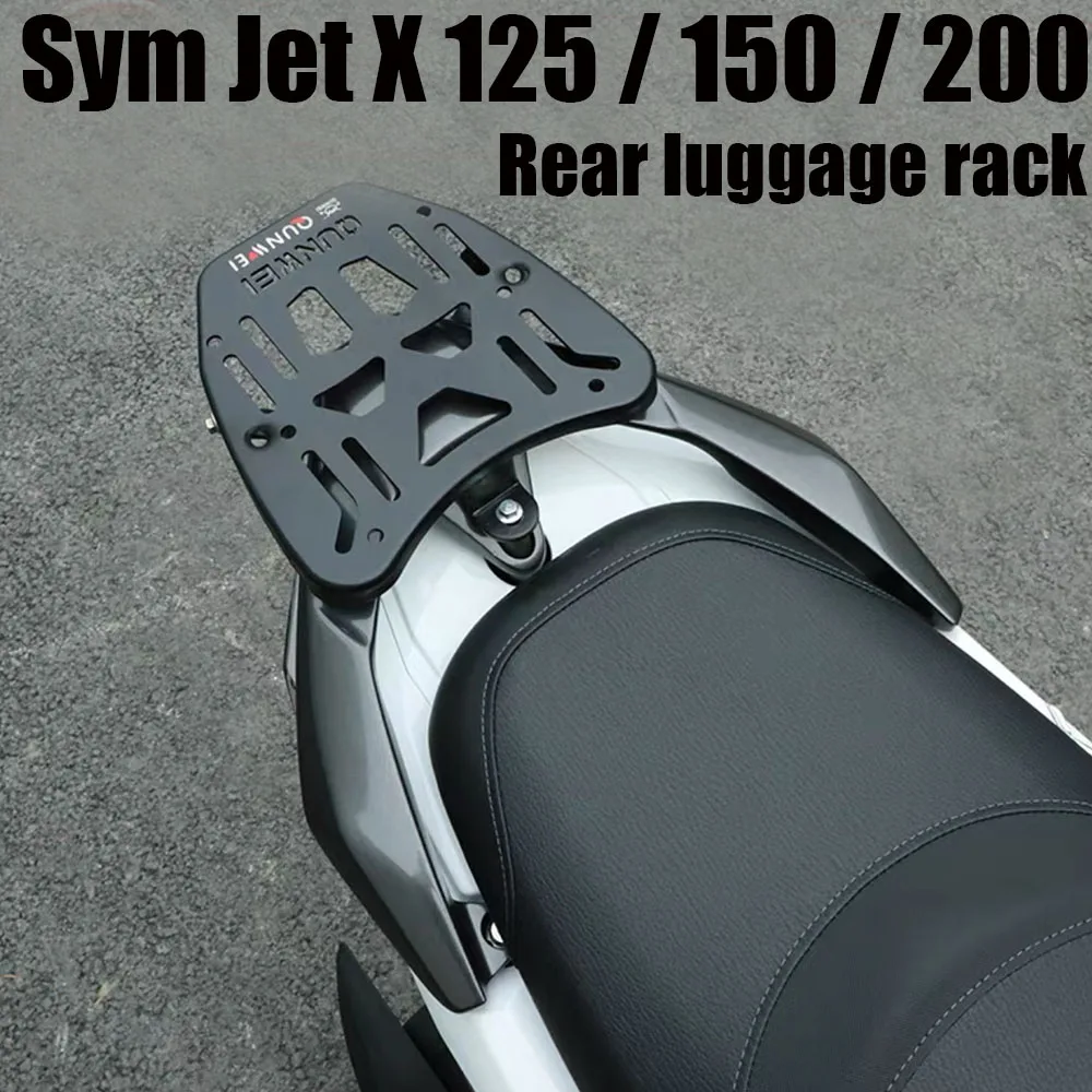 

Motorcycle Fit Sym Jet -X Rear Luggage Rack Cargo Holder Shelf Moto Bracket Luggage Holder For For Sym Jet X 125 / 150 / 200