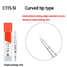 Universal C115-I C115-K C115-SI Soldering Iron Tips Lead Free Welding Tip Internal Heating Core Solder Station For JBC115 75W
Universal C115-I C115-K C115-SI Soldering Iron Tips Lead Free Welding Tip Internal Heating Core Solder Station For JBC115 75W