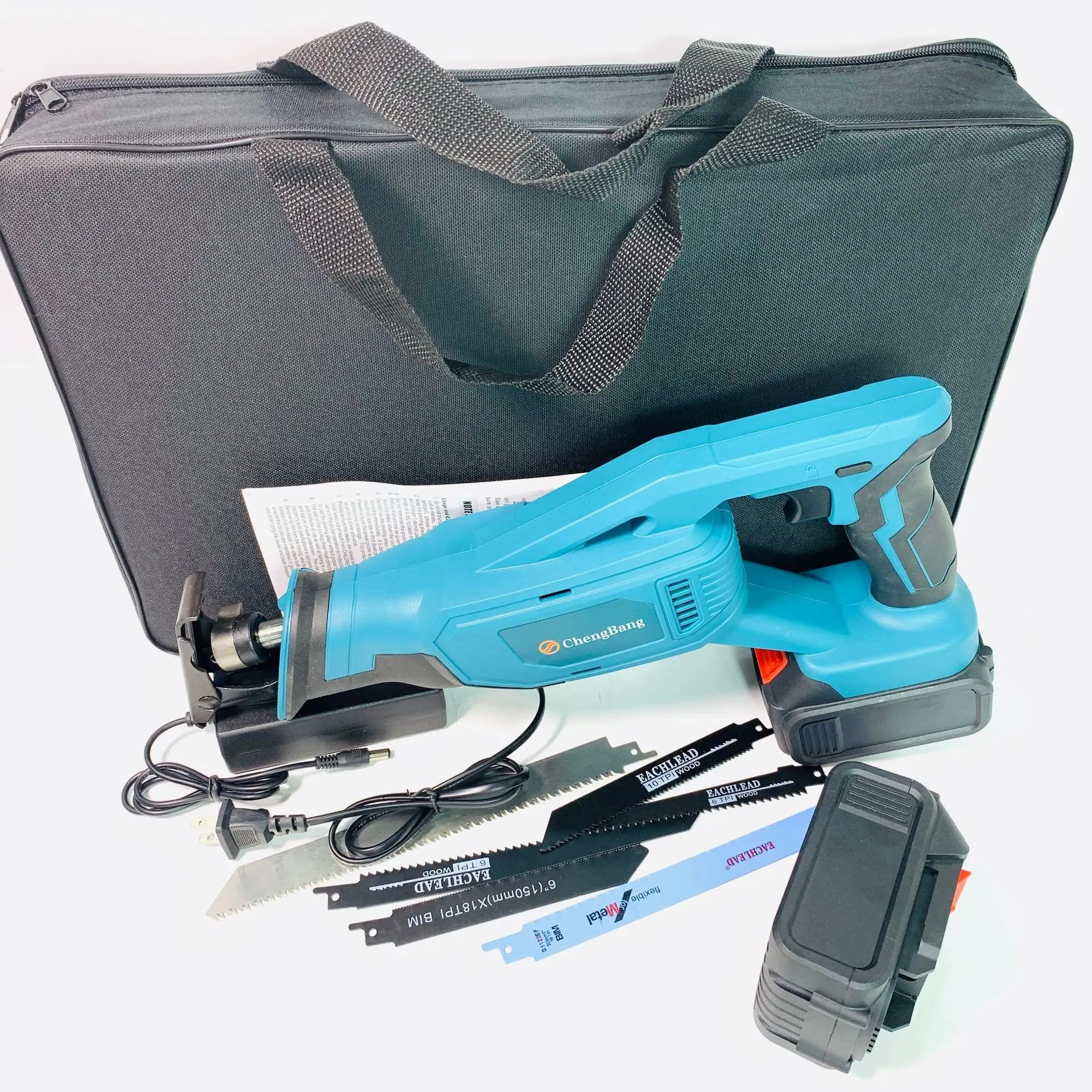 Lithium electric reciprocating saw 02 high-power rechargeable electric reciprocating saw horse inadvertently
Lithium electric reciprocating saw 02 high-power rechargeable electric reciprocating saw horse inadvertently
