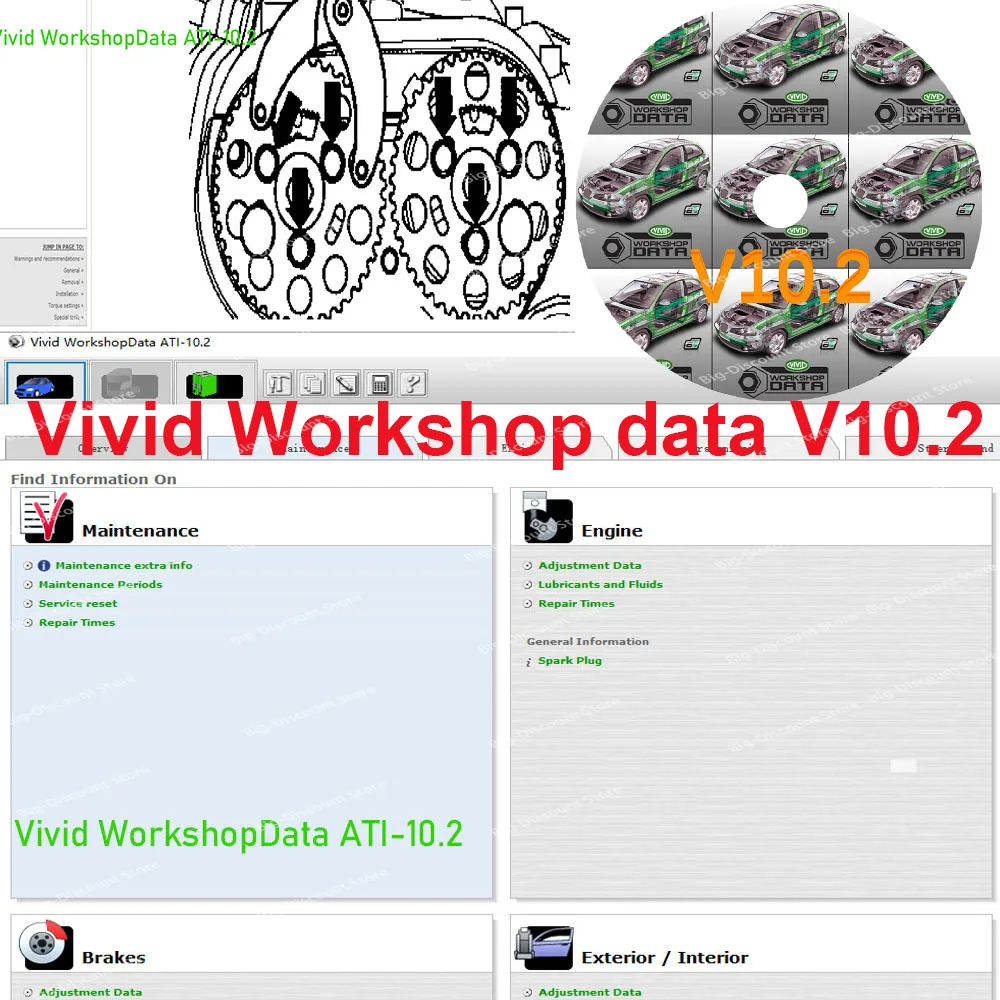 

Программное обеспечение vivid для ремонта автомобиля, 2024, v10.2 обновление до 2010