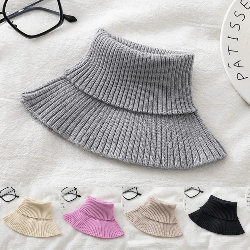 Fashion Autumn Winter Knitted Fake Collar Scarf Women Warm Turtleneck Neck Warmer Detachable Winter Warm Windproof Scarf
Fashion Autumn Winter Knitted Fake Collar Scarf Women Warm Turtleneck Neck Warmer Detachable Winter Warm Windproof Scarf