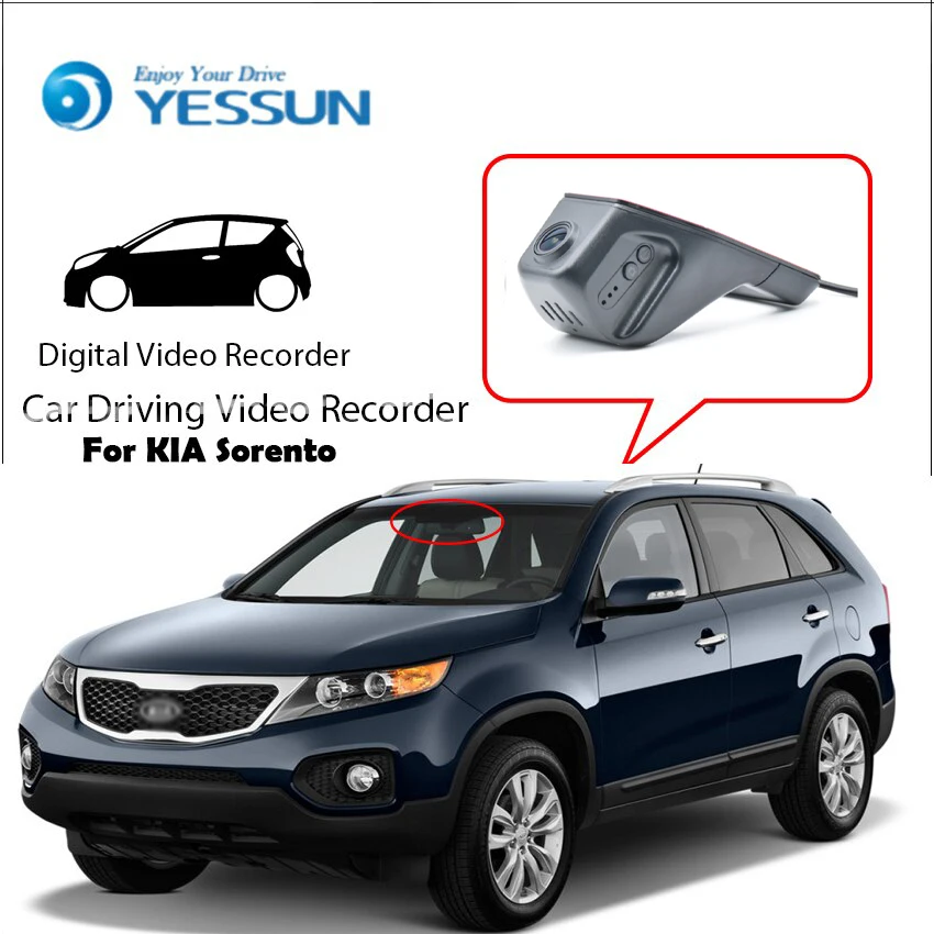 YESSUN for KIA Sorento Car DVR Driving Video Recorder Mini Control APP Wifi Camera Registrator Dash Cam Night Vision
YESSUN for KIA Sorento Car DVR Driving Video Recorder Mini Control APP Wifi Camera Registrator Dash Cam Night Vision
