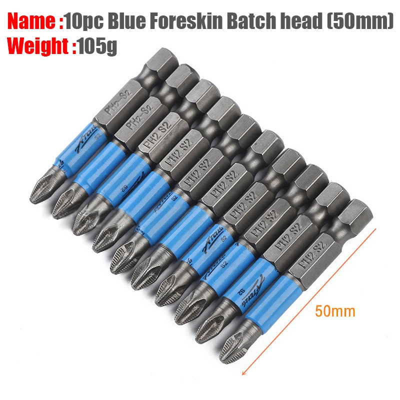 50/150mm PH2 Cross Bit Drill Head Screwdriver Bits Anti Slip Electric Hex Shank Magnetic Screwdriver Drill Bit Hand Tools
50/150mm PH2 Cross Bit Drill Head Screwdriver Bits Anti Slip Electric Hex Shank Magnetic Screwdriver Drill Bit Hand Tools