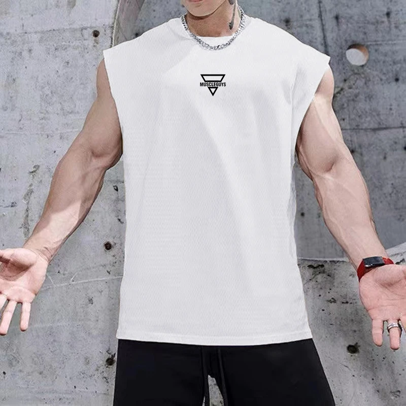 New Gym Brand Mens Clothing Running Mesh Casual Tank Top Fashion Fitness Vest Sleeveless Sporting Workout Bodybuilding Singlets
New Gym Brand Mens Clothing Running Mesh Casual Tank Top Fashion Fitness Vest Sleeveless Sporting Workout Bodybuilding Singlets