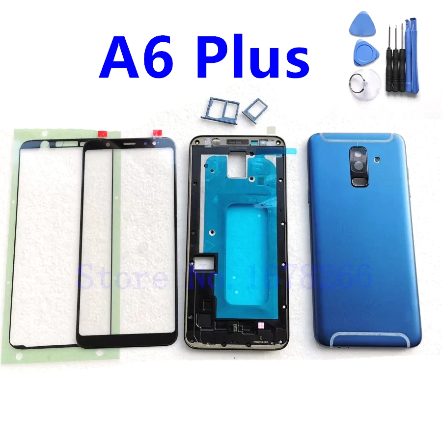 For SAMSUNG Galaxy A6 Plus 2018 A605 SN-A605FN Full Housing Cover Case Back Cover door A6+ LCD Panel Middle Frame Battery Door
For SAMSUNG Galaxy A6 Plus 2018 A605 SN-A605FN Full Housing Cover Case Back Cover door A6+ LCD Panel Middle Frame Battery Door