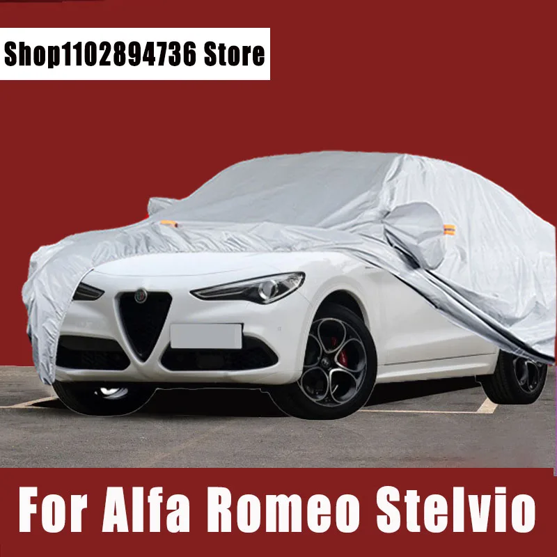 

For Alfa Romeo Stelvio Full Car Covers Outdoor Sun uv protection Dust Rain Snow Protective Auto Protective cover