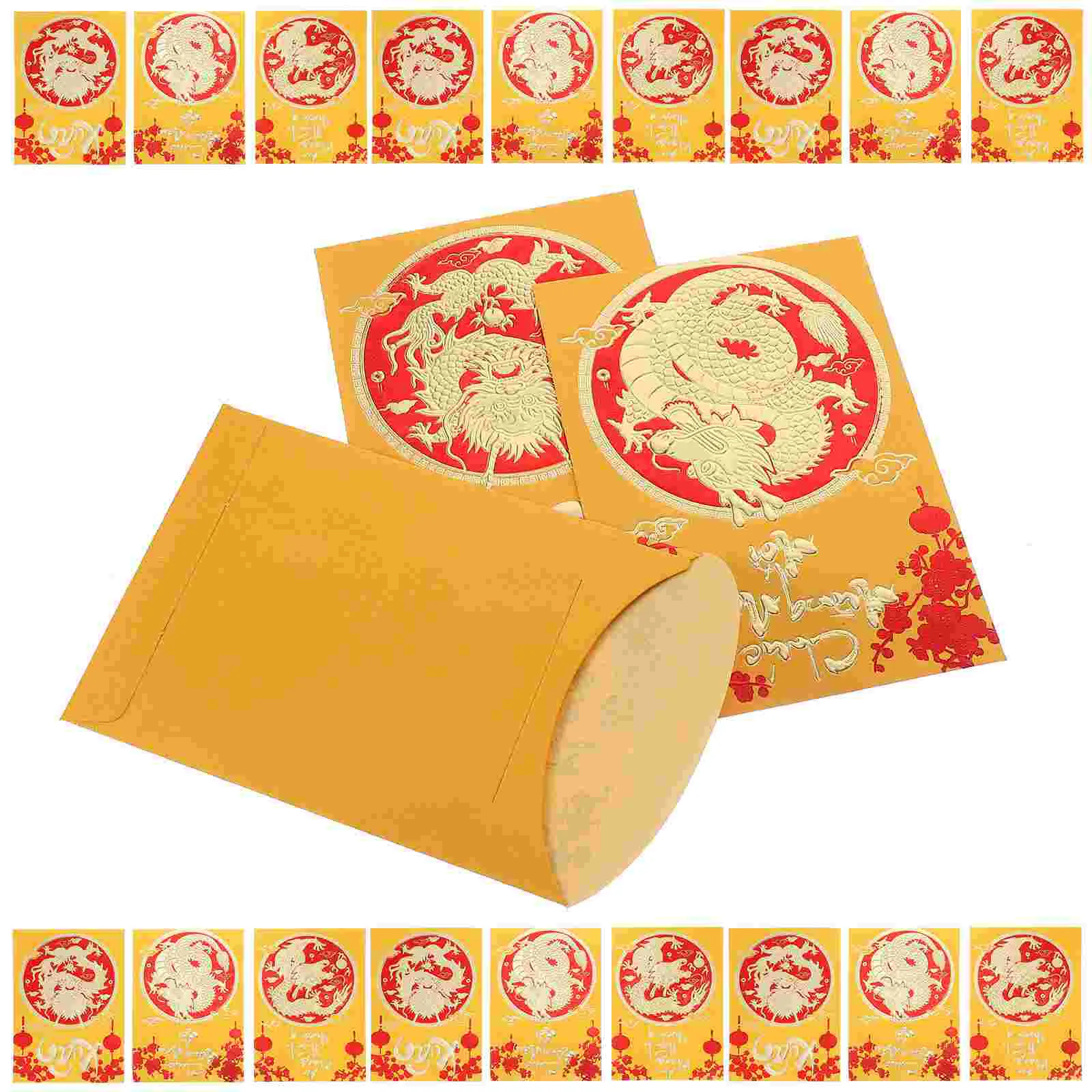 

Multi-trick Red Envelopes The Year of Dragon Luck Money Envelopes Chinese New Year Red Envelopes Paper Red Packets (Mixed Style)