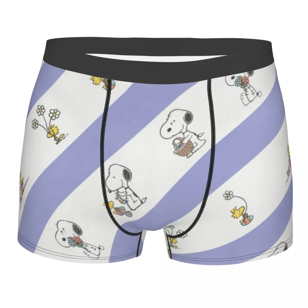 Мужское крутое нижнее белье Snoopy & Woodstock в пасхальную полоску, брифы, эластичные шорты, трусы, трусы
Мужское крутое нижнее белье Snoopy & Woodstock в пасхальную полоску, брифы, эластичные шорты, трусы, трусы