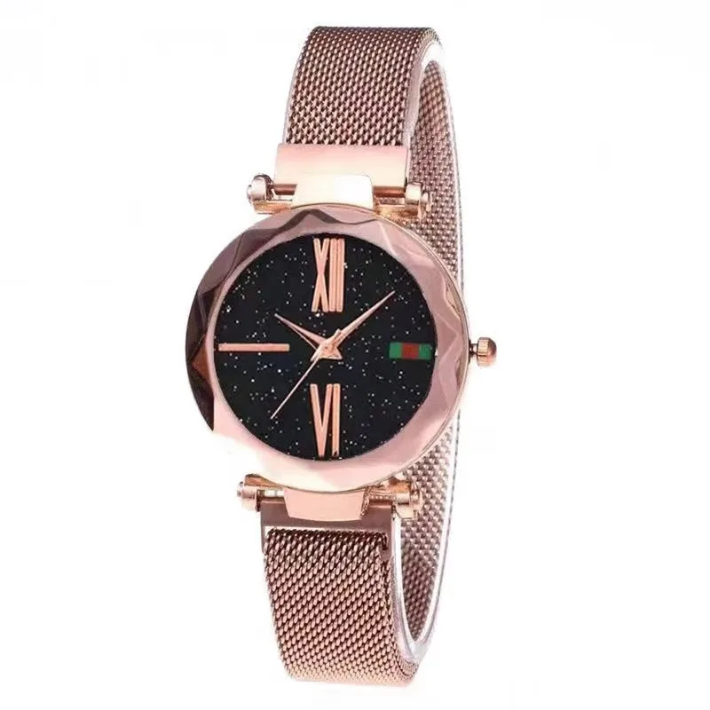 Luxury Rose Gold Women Watches Minimalism Starry sky Magnet Buckle Fashion Casual Female Wristwatch Waterproof Roman Numeral
Luxury Rose Gold Women Watches Minimalism Starry sky Magnet Buckle Fashion Casual Female Wristwatch Waterproof Roman Numeral