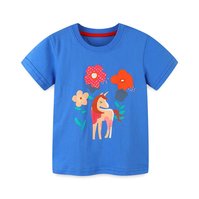 ALISHINREY New Summer Fashion Girls T Shirt Cotton Short Sleeve Cartoon T-shirts Toddler Kids Tee Tops Children Clothes
ALISHINREY New Summer Fashion Girls T Shirt Cotton Short Sleeve Cartoon T-shirts Toddler Kids Tee Tops Children Clothes