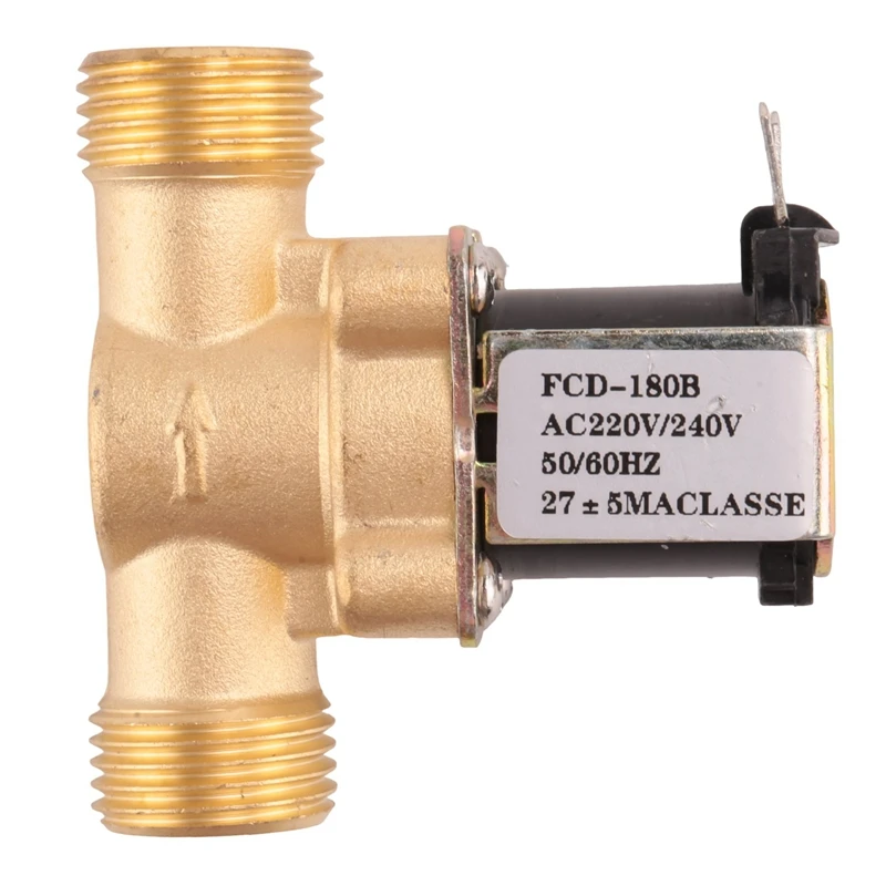 

1/2 Inch Ac 220V Normally Closed Brass Electric Solenoid Magnetic Valve For Water Control Chemical Liquid Industry Pumps