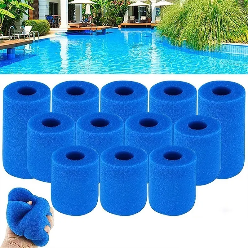 6Pcs Swimming Pool Filter Sponge,Replacement Foam Cartridge,Foam Hot Tub Filters V1 S1 Washable Bio Sponge Reusable Blue
6Pcs Swimming Pool Filter Sponge,Replacement Foam Cartridge,Foam Hot Tub Filters V1 S1 Washable Bio Sponge Reusable Blue