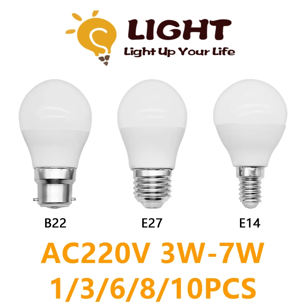 

LED Mini bulb G45 3W-7W E14 E27 B22 AC220V-240V High lumen no strobe warm white light suitable for kitchen toilet down light