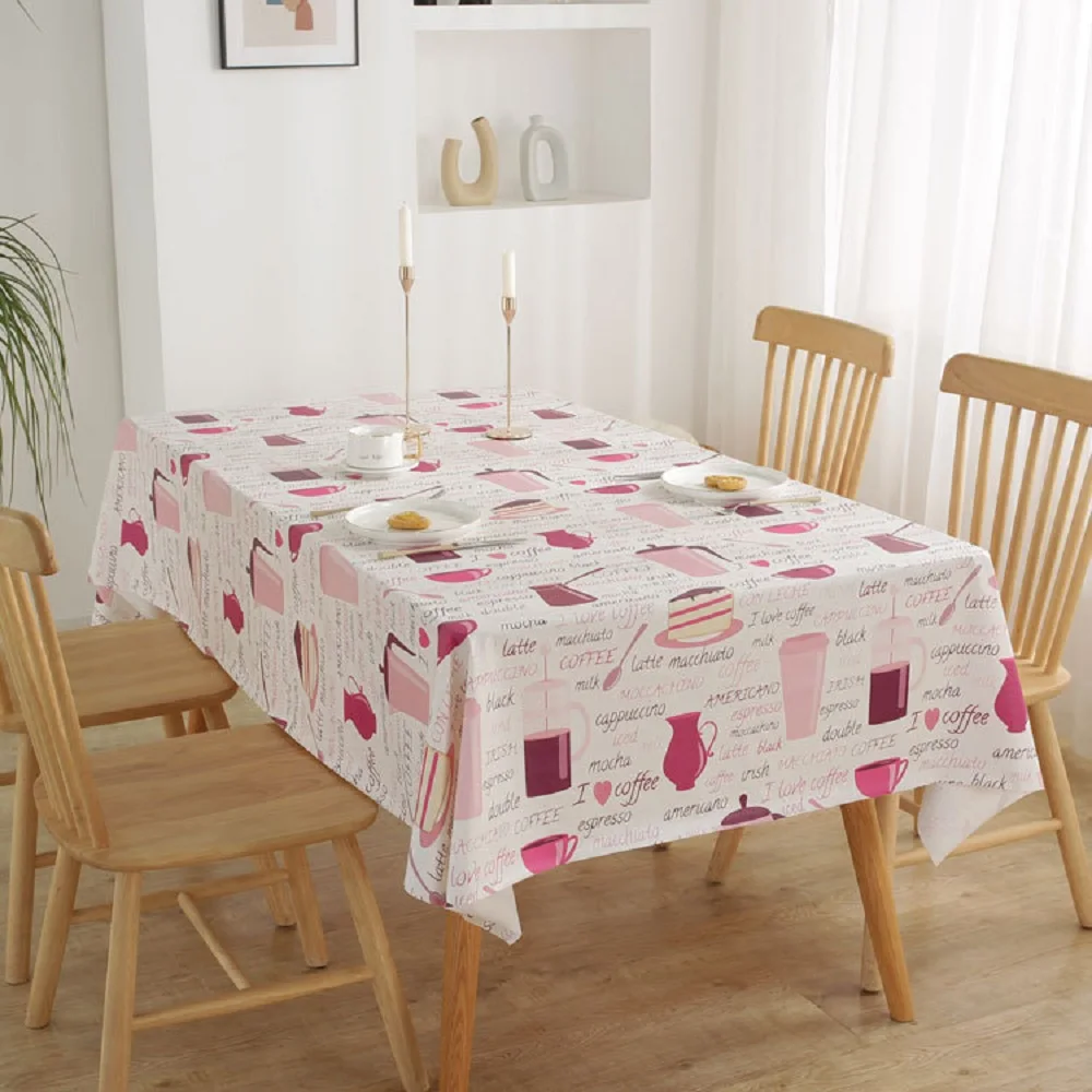 Coffee Cup Printing Household Waterproof Oil Proof PVC Composite Non-woven Tablecloth Tea Table Bedside Dust-proof Table Clot
Coffee Cup Printing Household Waterproof Oil Proof PVC Composite Non-woven Tablecloth Tea Table Bedside Dust-proof Table Clot