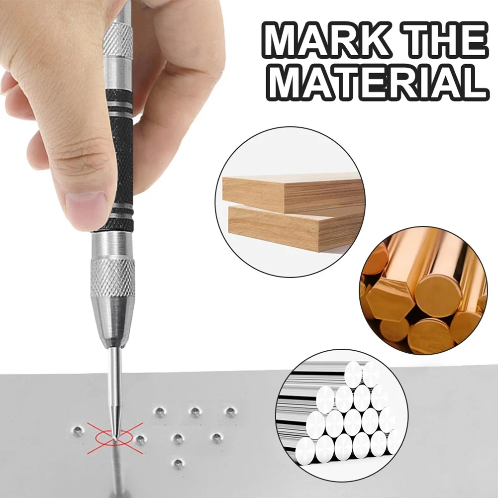 Automatic Centre Punch General Woodworking Metal Drill Adjustable Spring Loaded Hand Tools With Needles For Metal Wood Glass
Automatic Centre Punch General Woodworking Metal Drill Adjustable Spring Loaded Hand Tools With Needles For Metal Wood Glass