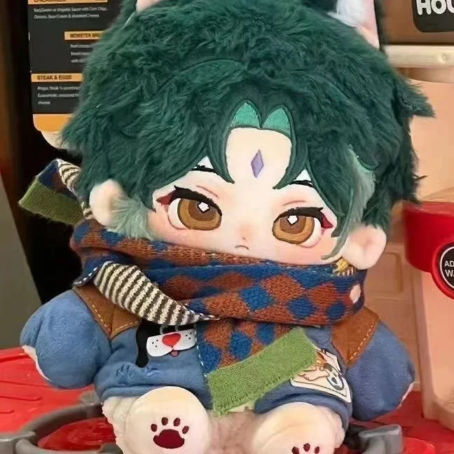 

Genshin Impact Xiao Animation Periphery Cotton Doll Anime Plush Toys Kawaii Room Ornament Children Toys Clothes Replaceable Doll