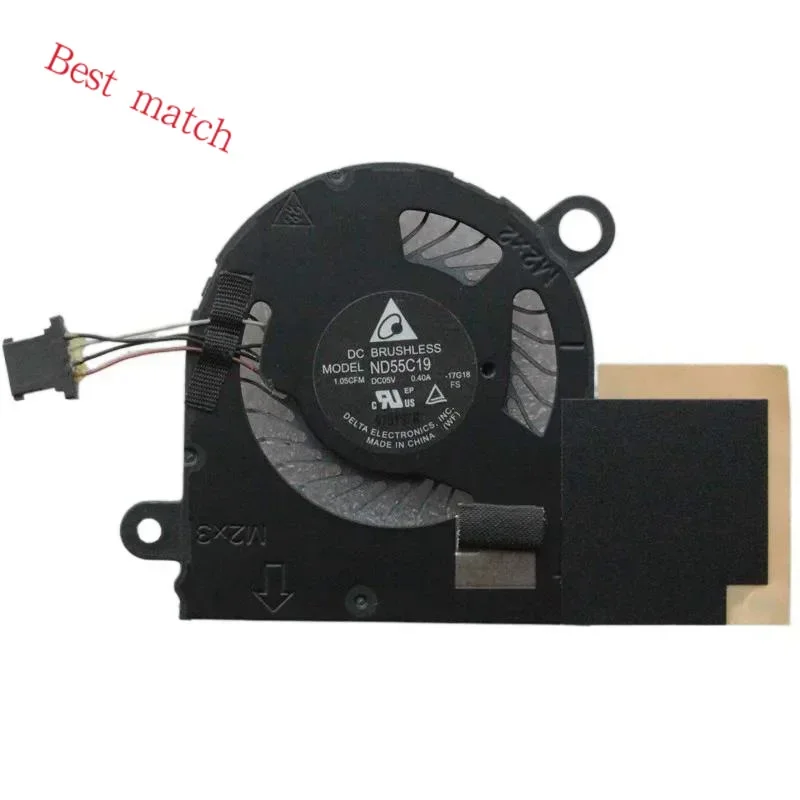 Новый оригинальный вентилятор охлаждения процессора ноутбука DELL Latitude 7390 2-в-1 модель 1.05CFM ND55C19 17G18 DC05V 0.40A
Новый оригинальный вентилятор охлаждения процессора ноутбука DELL Latitude 7390 2-в-1 модель 1.05CFM ND55C19 17G18 DC05V 0.40A