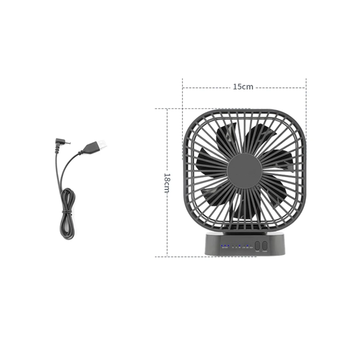 90° Folding Fan 5000MAh Battery USB Timing Cooling Fan Air Circulators Magnet Absorption Silent 3-Speed Strong Wind
90° Folding Fan 5000MAh Battery USB Timing Cooling Fan Air Circulators Magnet Absorption Silent 3-Speed Strong Wind