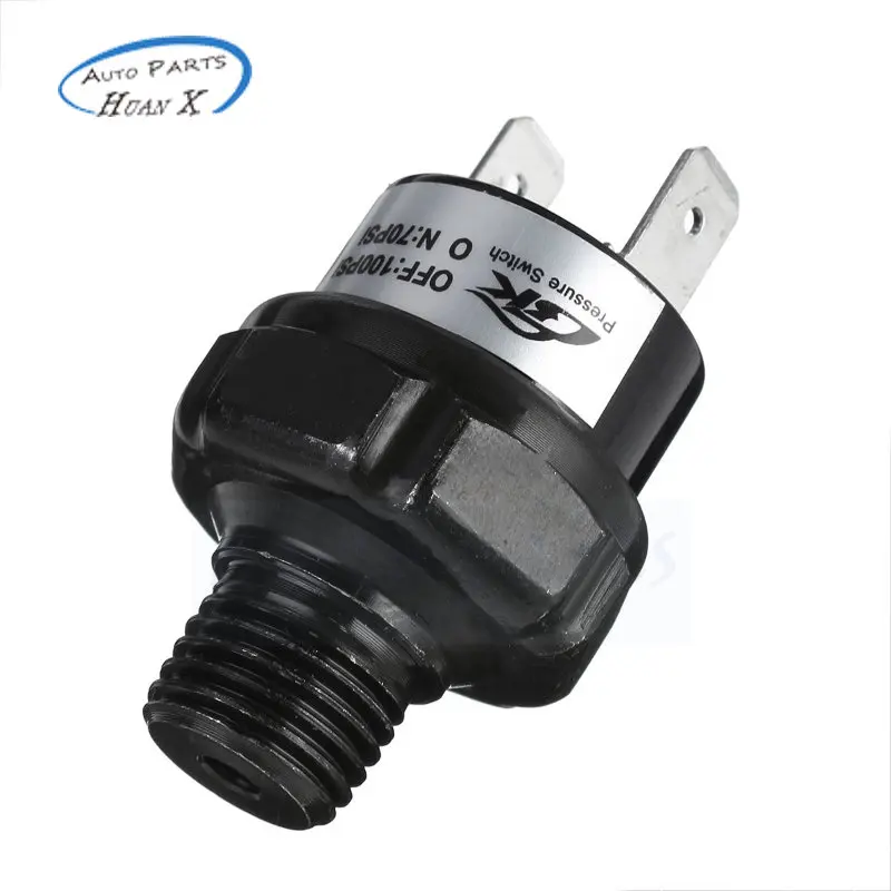70-100PSI 90-120PSI 120-150PSI 150-180PSI Air Compressor Pressure Control Switch Valve Switch Controller NPT 1/4" 12V/24V 
70-100PSI 90-120PSI 120-150PSI 150-180PSI Air Compressor Pressure Control Switch Valve Switch Controller NPT 1/4" 12V/24V