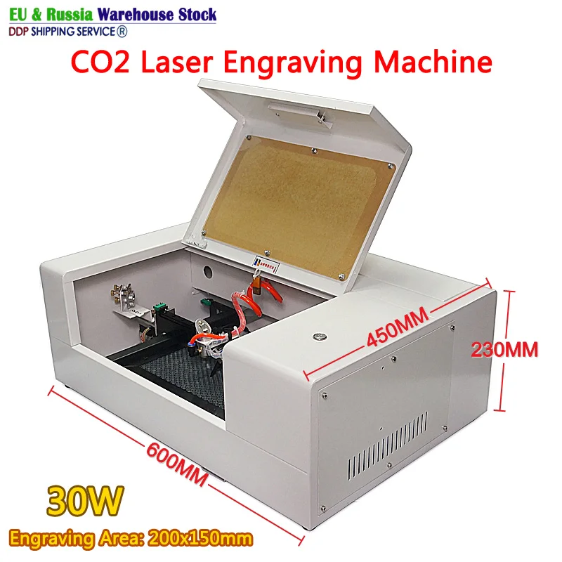 LY 30W 2015 CO2 Laser Engraving Machine Mini CO2 Laser Cutting Machine with LCD Control Panel USB Port Work Size 200*150mm
LY 30W 2015 CO2 Laser Engraving Machine Mini CO2 Laser Cutting Machine with LCD Control Panel USB Port Work Size 200*150mm