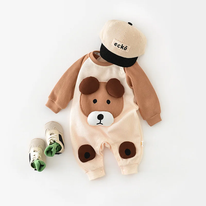 DUSHPAT 2023 Autumn Baby Rompers Waffle Girls Jumpsuits Patchwork Boys Outfit new born boy clothes free shipping
DUSHPAT 2023 Autumn Baby Rompers Waffle Girls Jumpsuits Patchwork Boys Outfit new born boy clothes free shipping