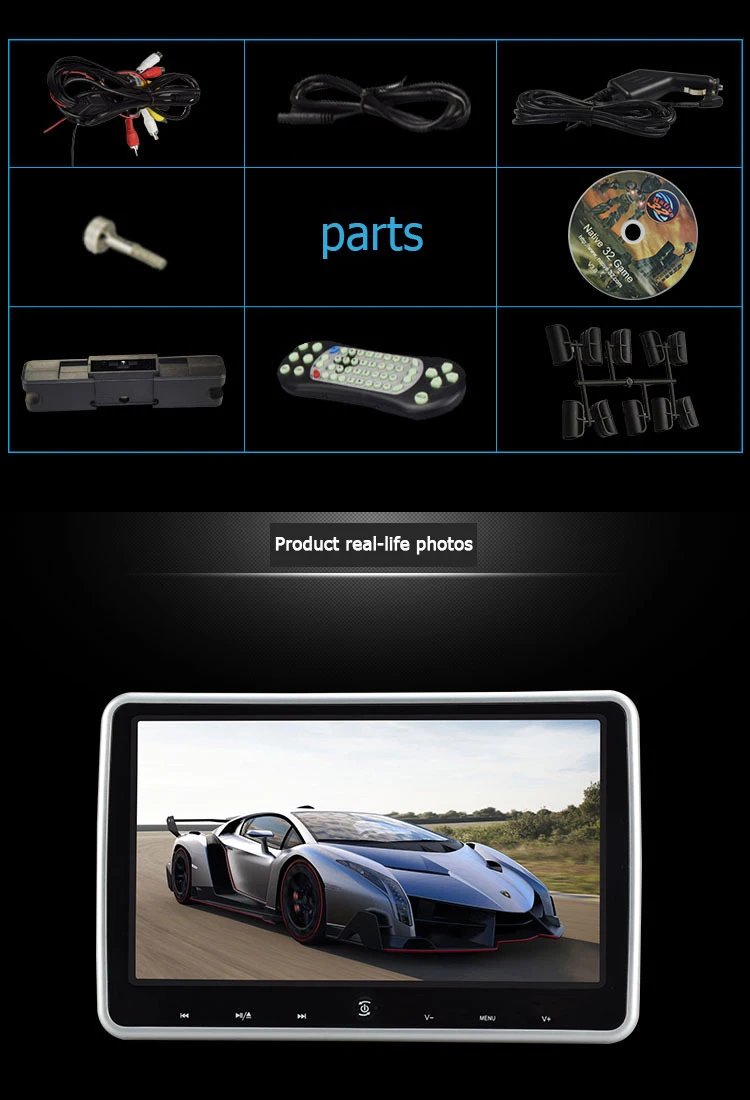 رقيقة جدا شاشة الكريستال السائل 10.1 بوصة سيارة مسند الرأس رصد AV لاعب مرآة ربط FHD1080P شاشة فيديو مع USB/SD الوسائط المتعددة 27 رقيقة جدا شاشة الكريستال السائل 10.1 بوصة سيارة مسند الرأس رصد AV لاعب مرآة ربط FHD1080P شاشة فيديو مع USB/SD الوسائط المتعددة